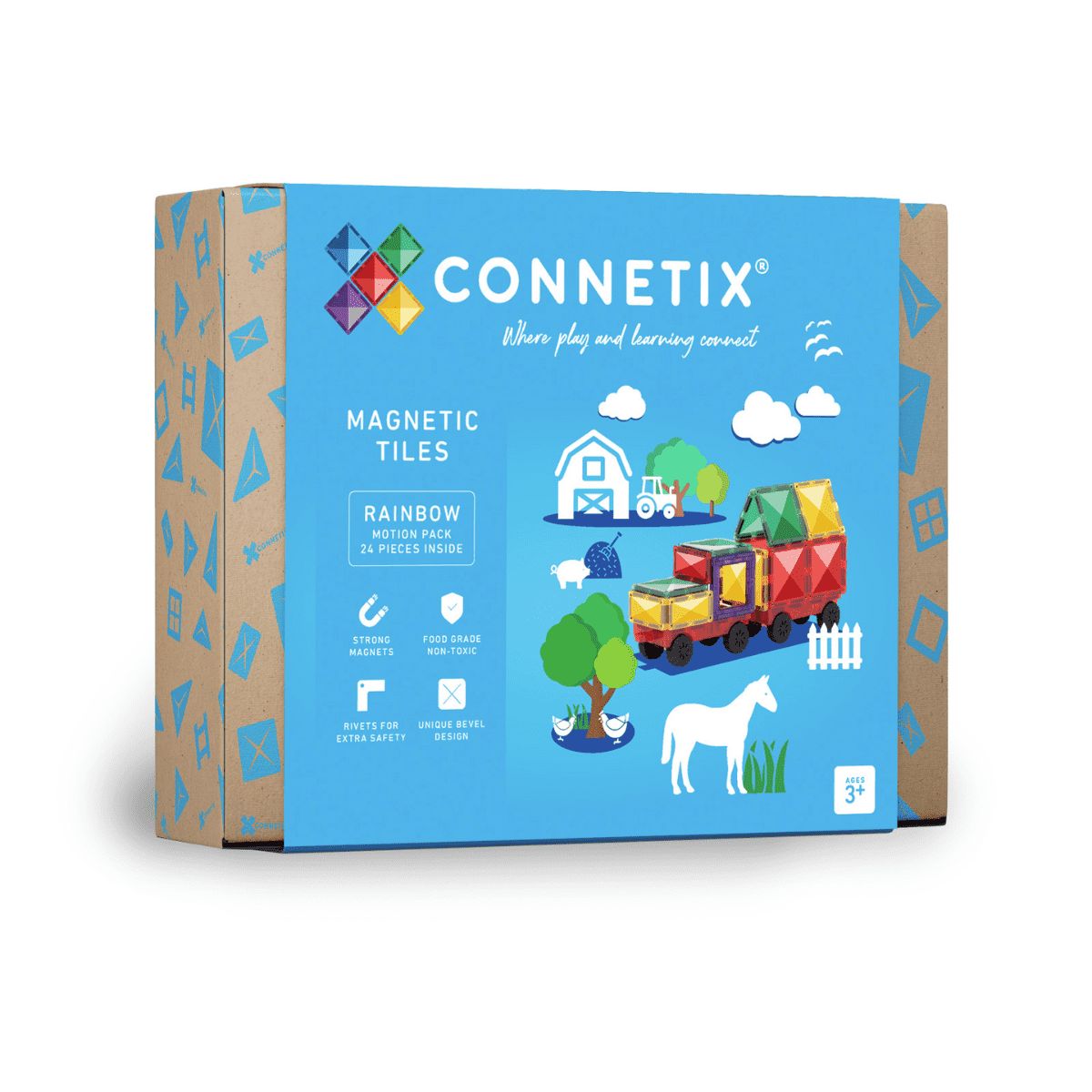 Connetix Rainbow Motion Pack 24 pieces- CT-R-00024-MO
