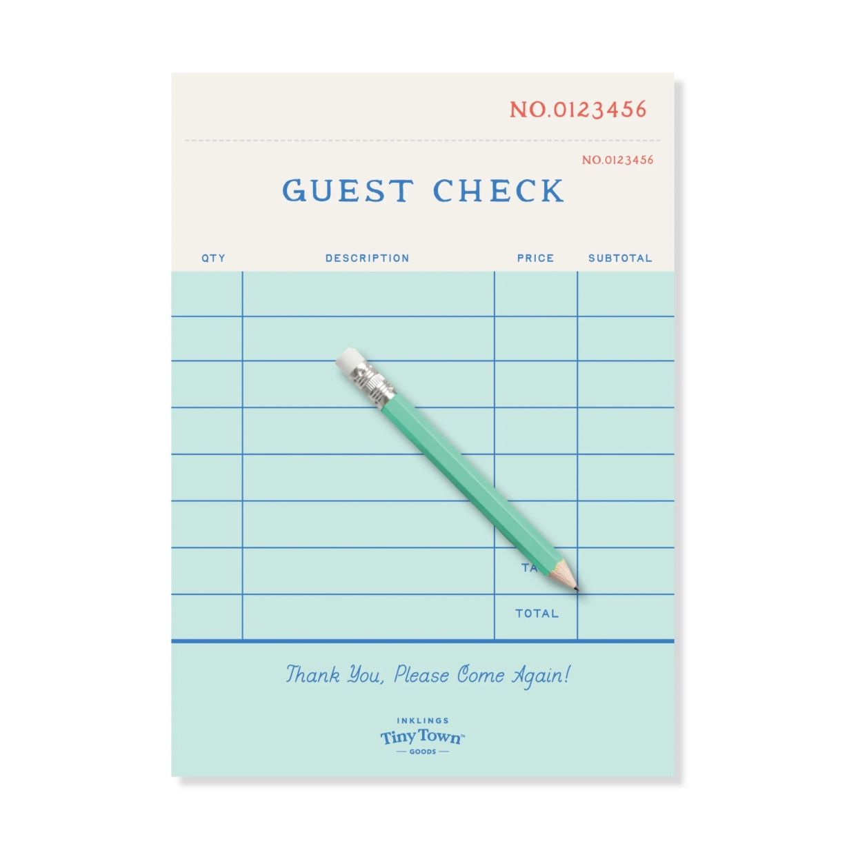 Guest Check Tiny Town - NP09