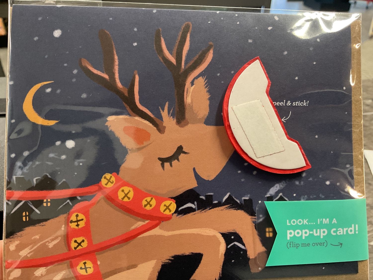Pop Up Raindeer Card - GCP085
