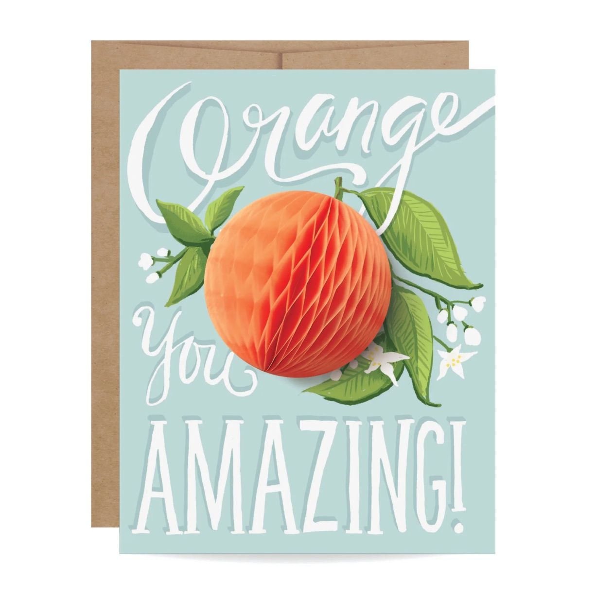 Orange You Amazing Pop Up Card - GCP025