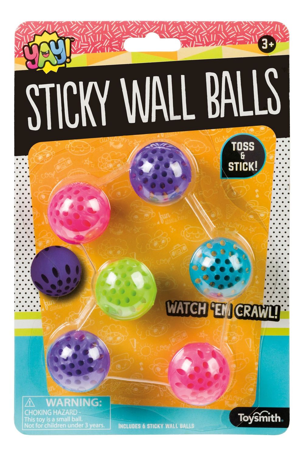 ToySmith-Sticky Ball Walls- 90819