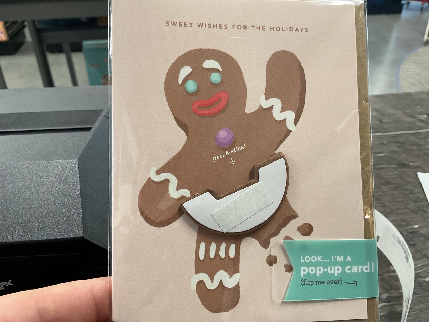 Pop Up Gingerbread Man - GCP060