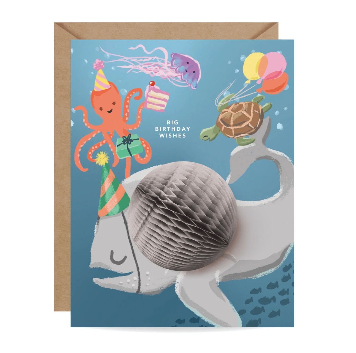 Pop-up Card - Whale - GCP089