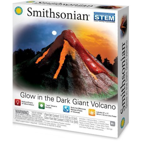 Smithsonian Glow in the Dark Giant Volcano #7392