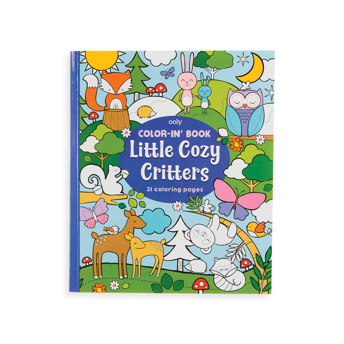OOLY-Color-In Book- Little Cozy Critters