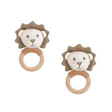 LION WOOD RATTLE - RT1024