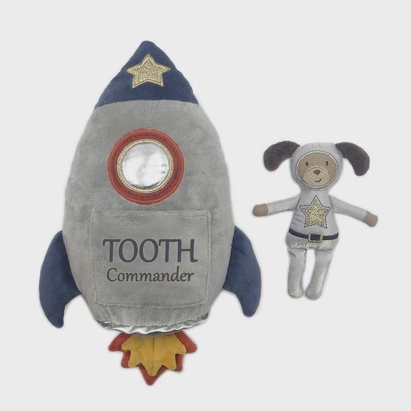 SPACESHIP TOOTH COMMANDER PILLOW AND DOLL - 55367