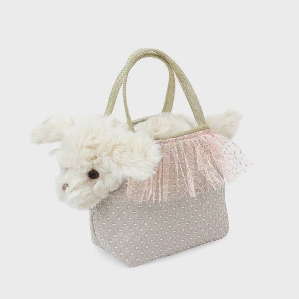 SUGAR MALTESE PUPPY PLUSH TOY AND PURSE SET - PP1016