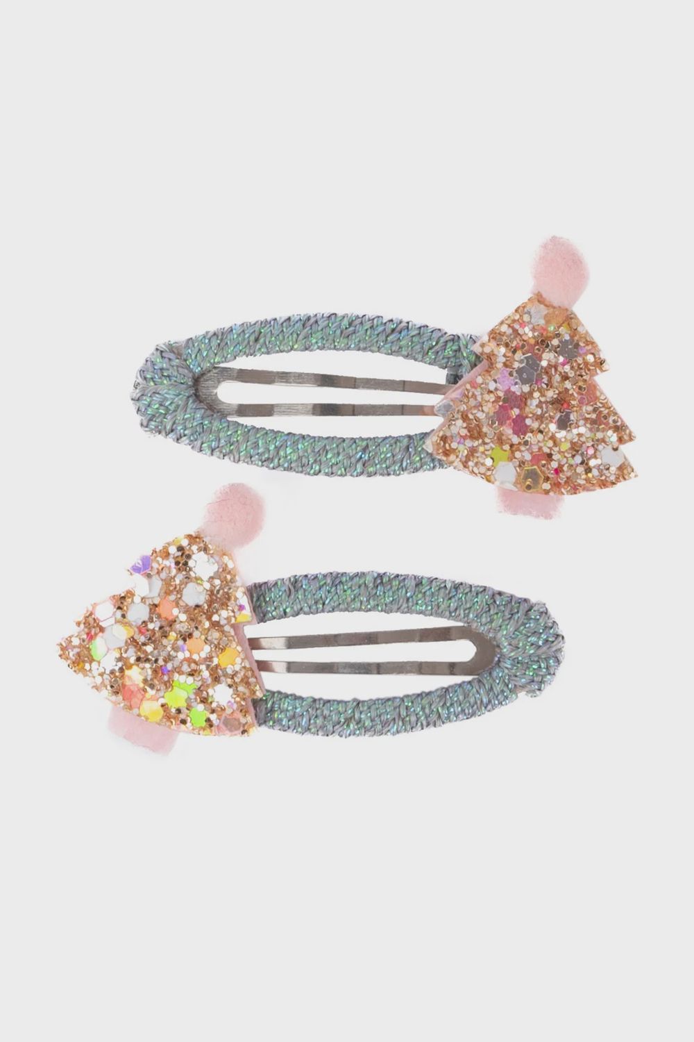 Minty Christmas Holiday Hair Clips #88087