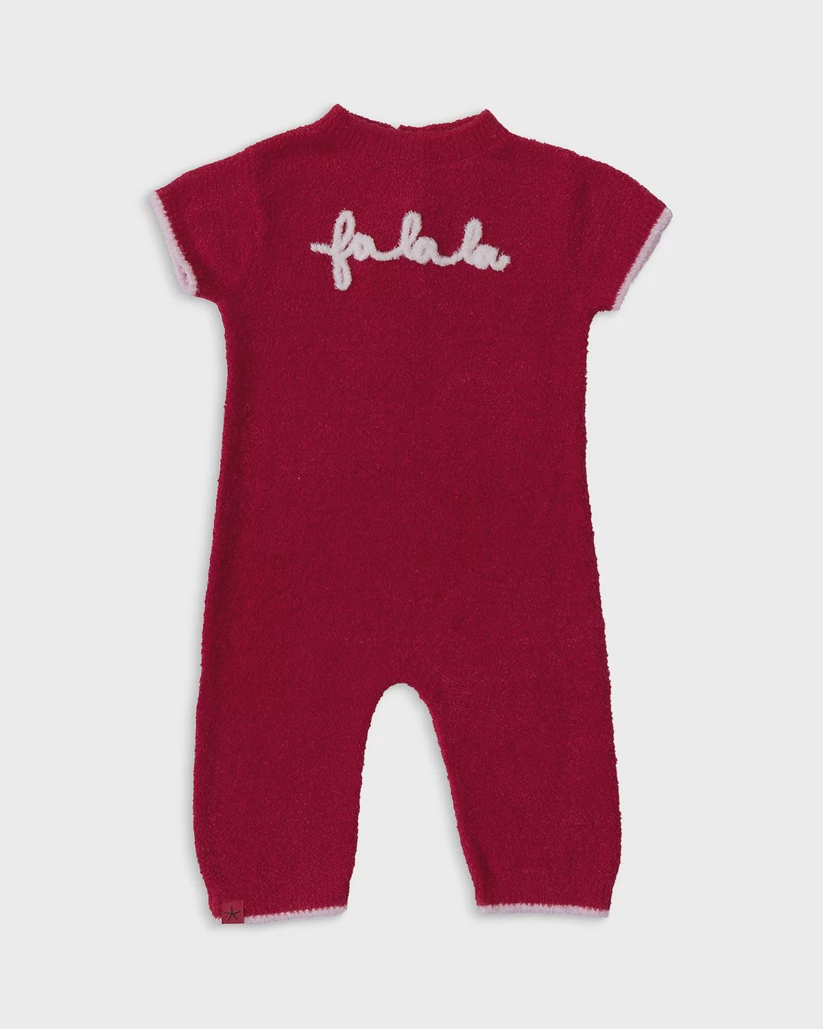 Barefoot Dreams-Red Baby Falala Onesie