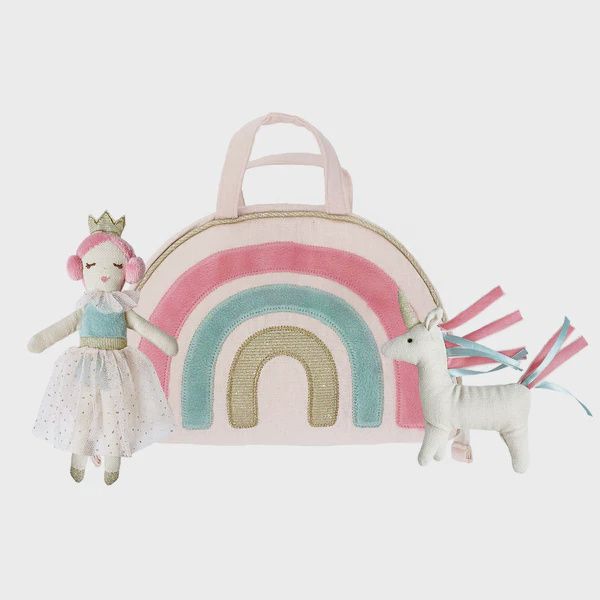 RAINBOW PLAY PURSE &amp; DOLL SET - PP1005