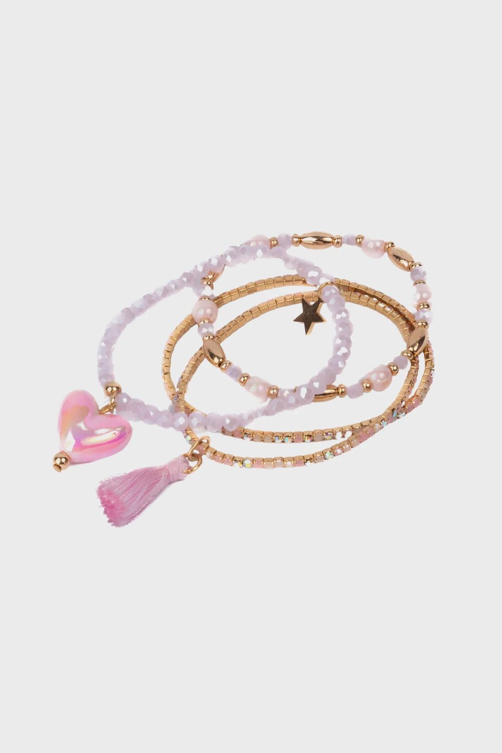 Boutique Luminescent Love Bracelet Set 4pc #90024