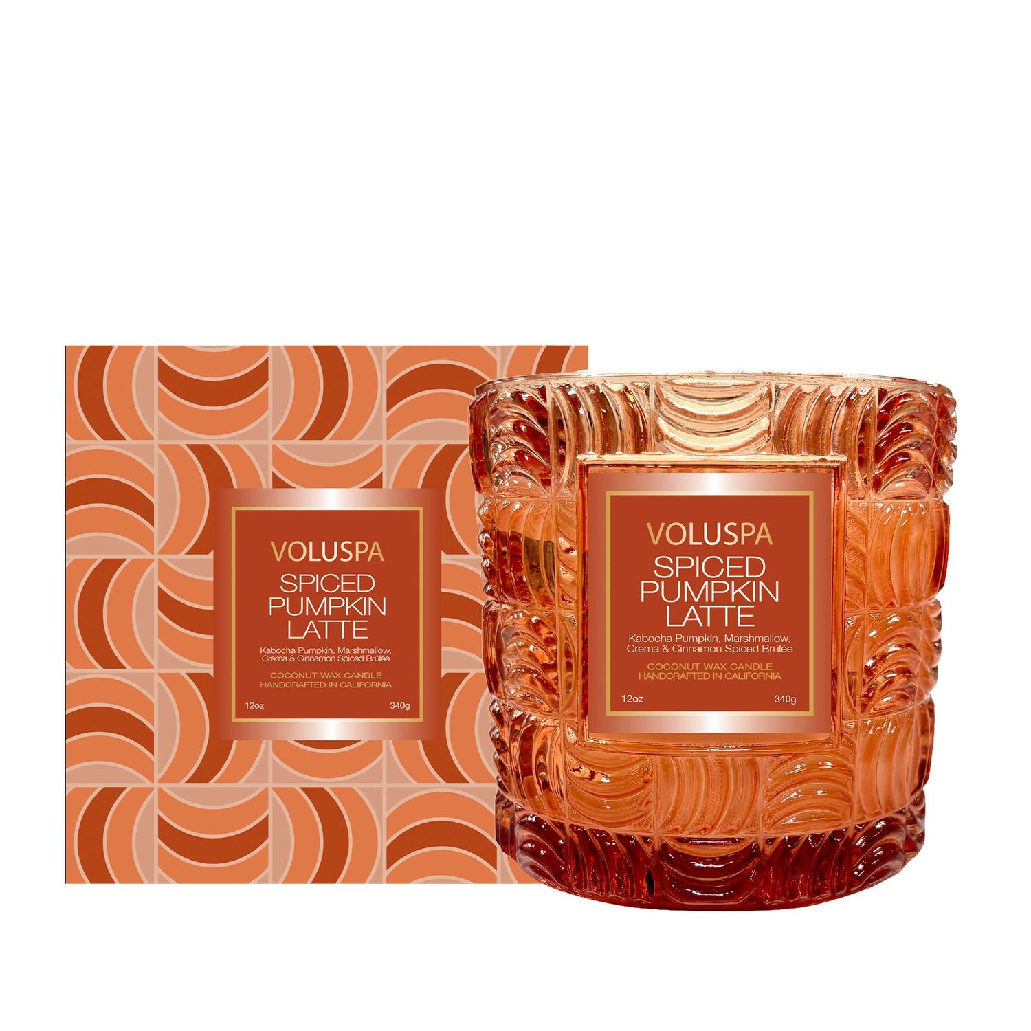 Spiced Pumpkin Latte Capsule 12oz Classic Candle #55212