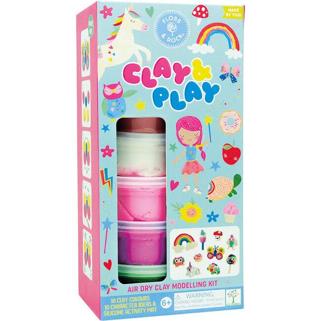 Floss &amp; Rock Rainbow Fairy Clay &amp; Play - 50P6136