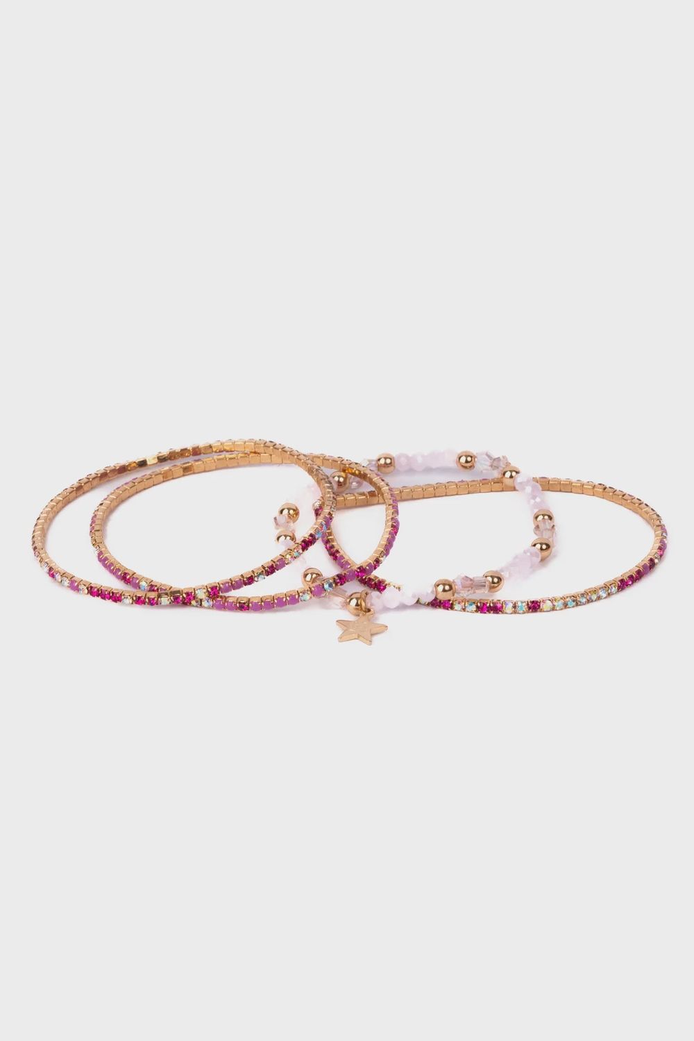 Boutique Glam Girl Bracelet Set 4pc #90023