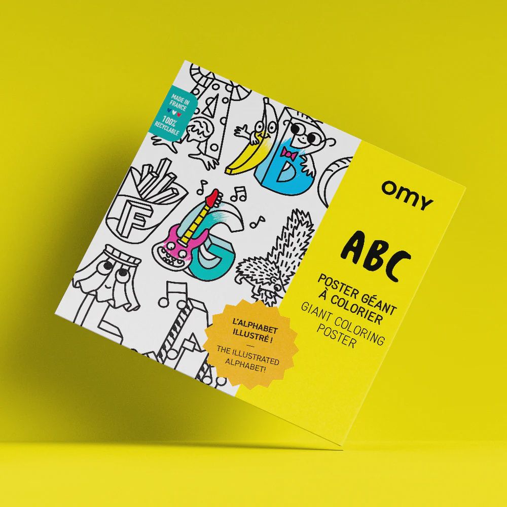 OMY-ABC Giant Coloring Poster-POS70