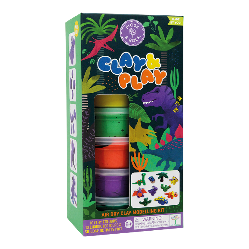 Floss &amp; Rock Dino Clay &amp; Play 50P6138