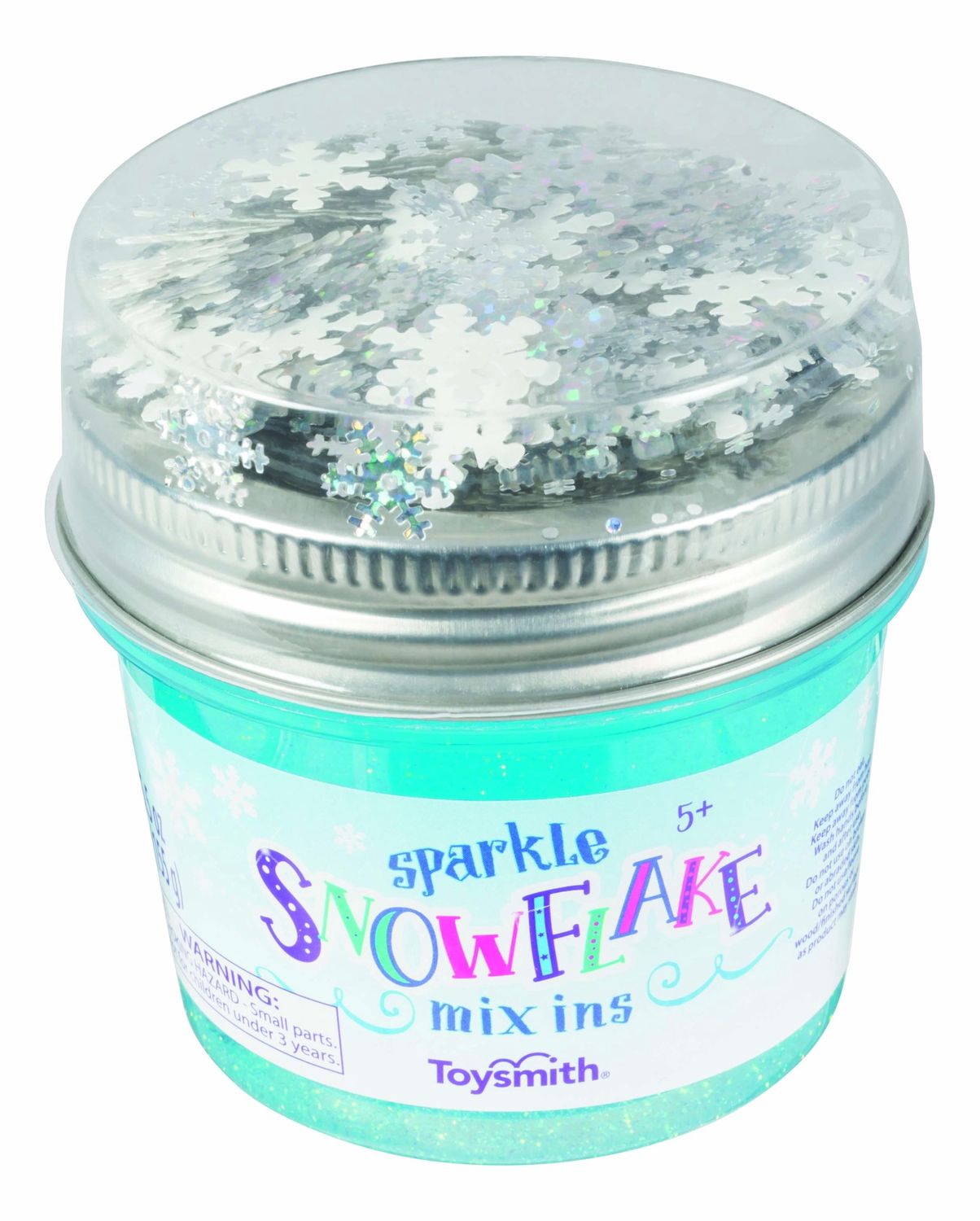 Toysmith-Snowflake Slime Mix ins-6902