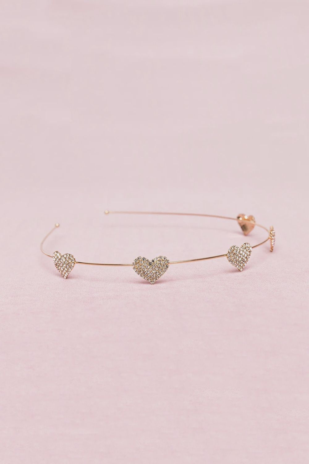 Rhinestone Heart Tiara #91217