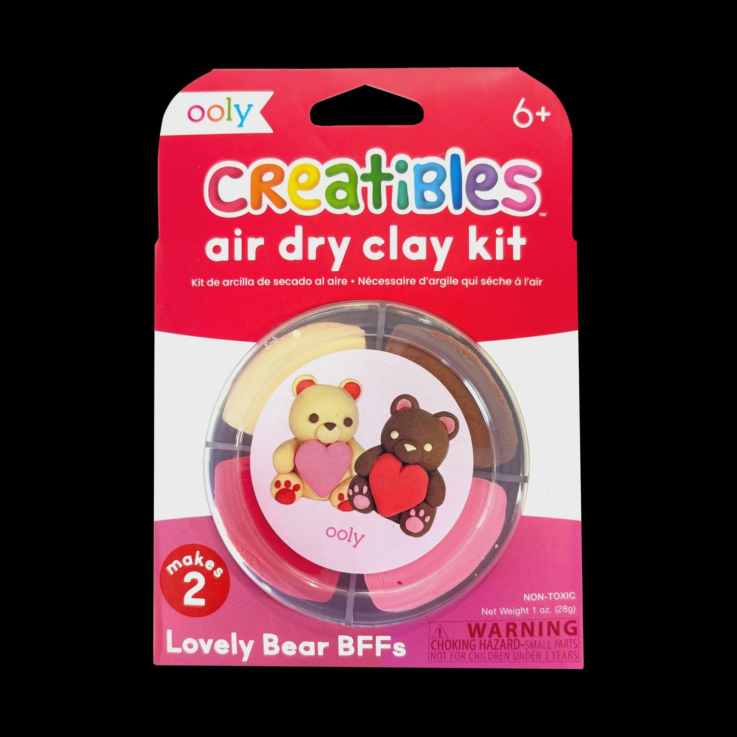 Creatibles Air Dry Clay Lovely Bears #161-177