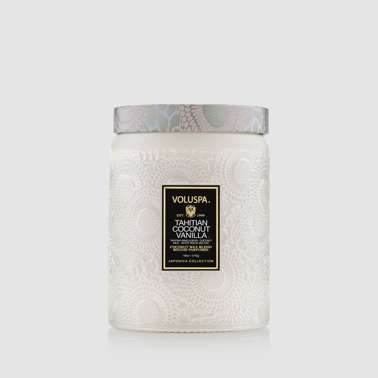 Voluspa- Tahitian Coconut Vanilla 18oz Large Jar #72323
