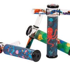 Speedy Monkey - Display box of 12 Assrtd Glitter Kaleidoscopes #711135-D