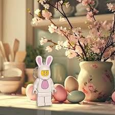 Lego - White Bunny Keychain Light #LGL-KE73H