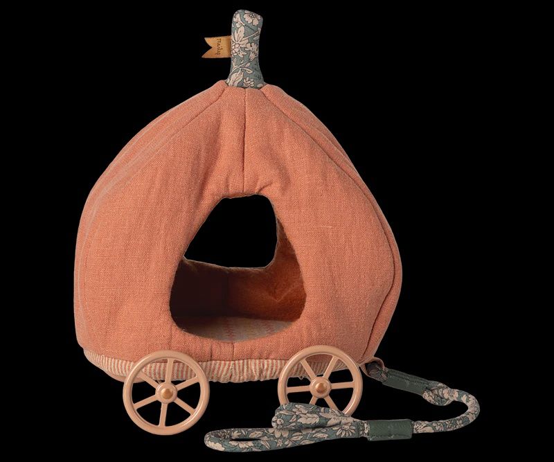 Maileg - Pumpkin Carriage, Mouse #11-5409-00