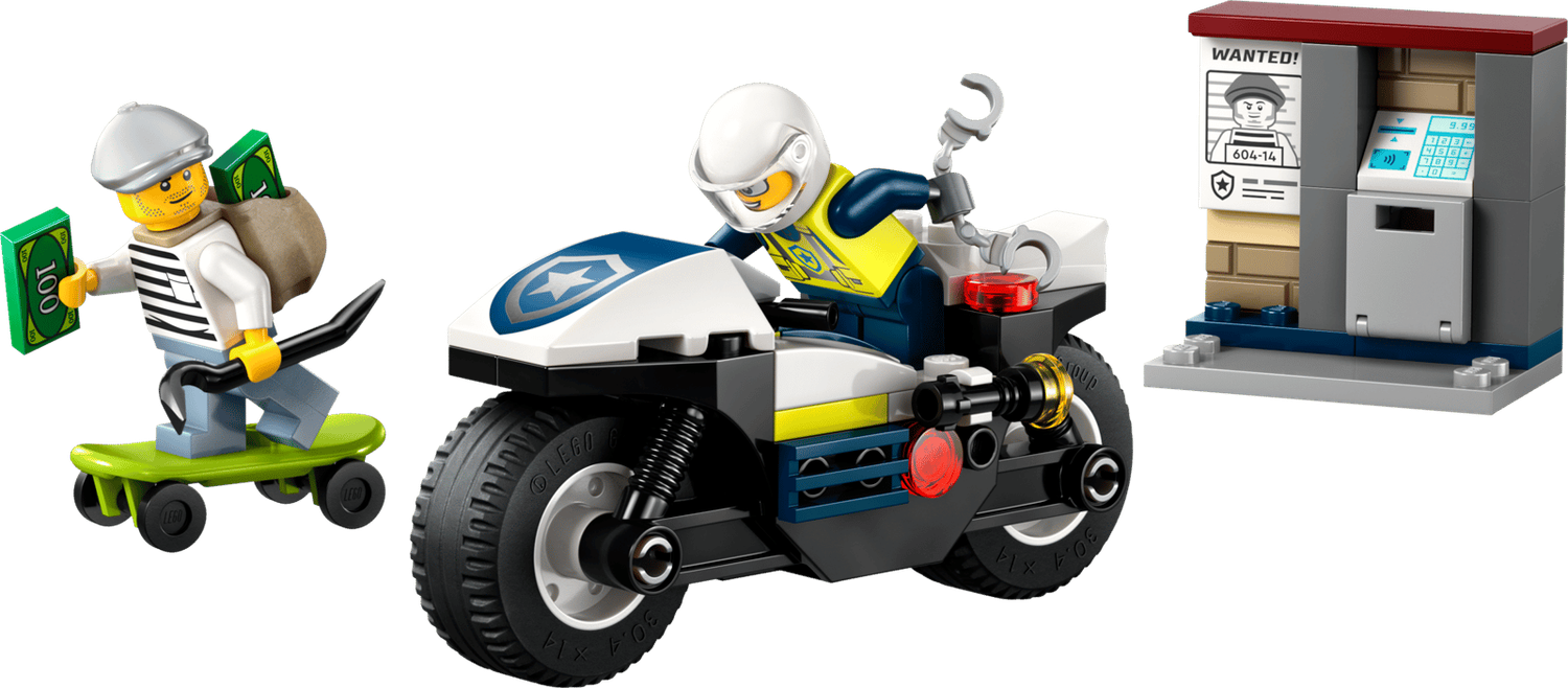 Lego - Police Motorcycle Chase #60455