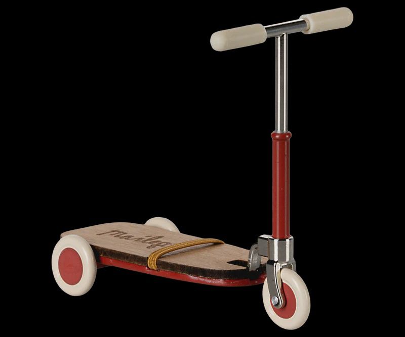 Maileg - Kick Board, Mouse, Red #11-5102-00