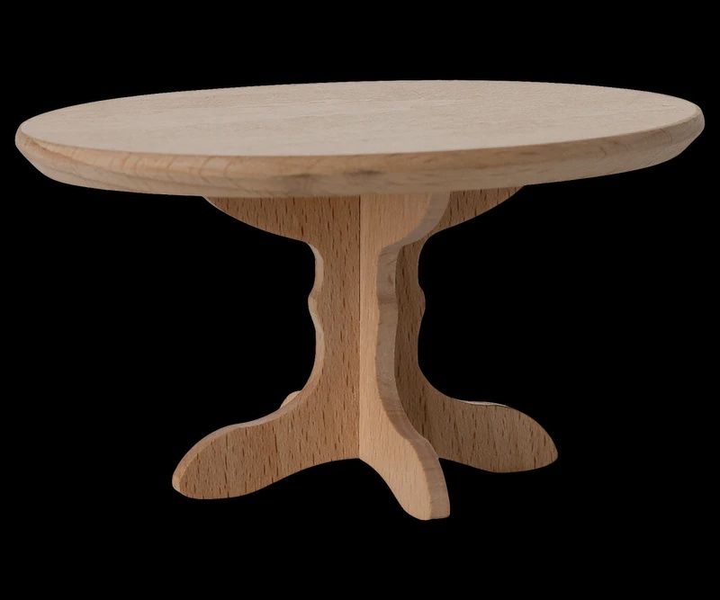 Maileg - Oval Dining Table, Mouse, Nature #11-5006-01