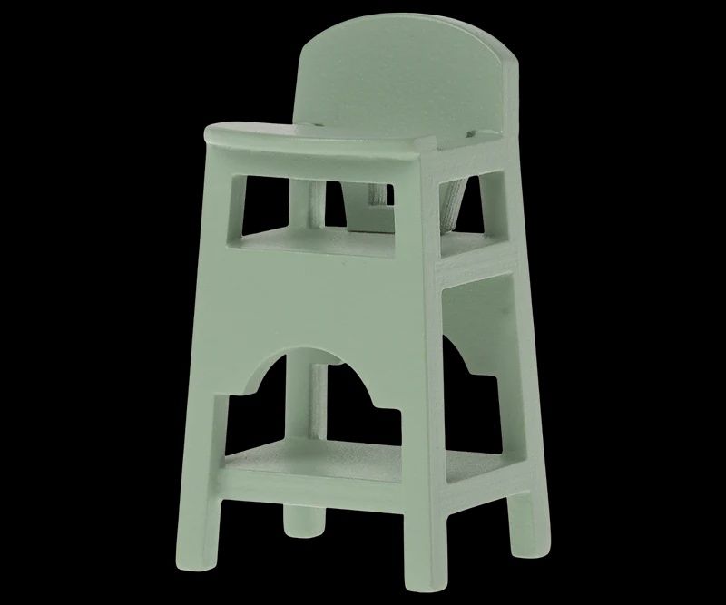 Maileg - High chair, Mouse, Mint #11-4001-01