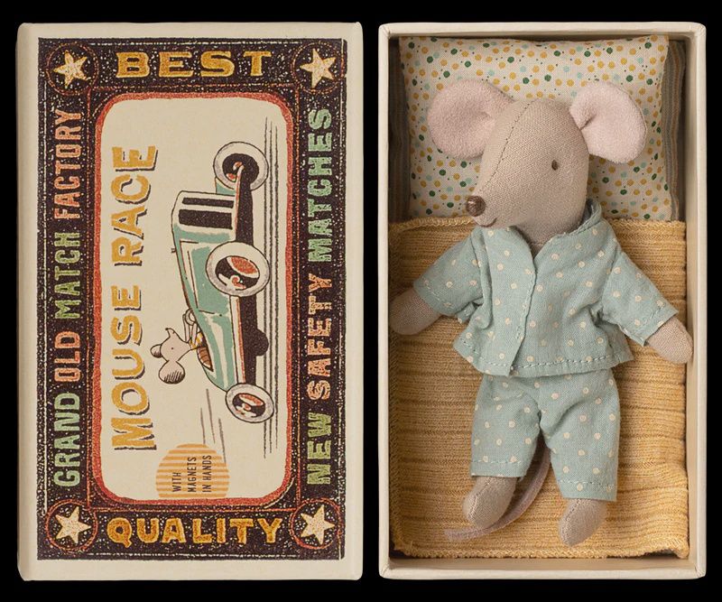 Maileg - Little Brother mouse in Matchbox #17-5110-00