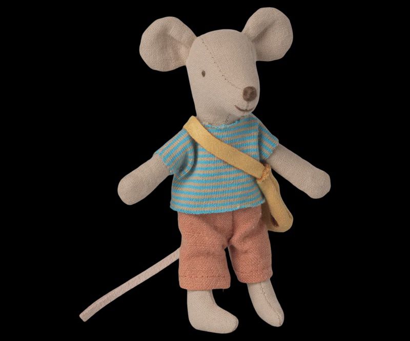 Maileg - Little Brother Mouse with Bag #17-6101-00