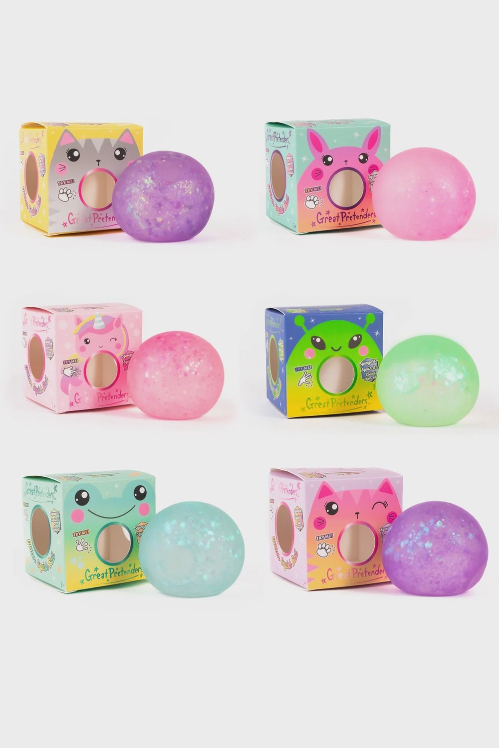 Glitterally Amazing Squishy Balls #82700