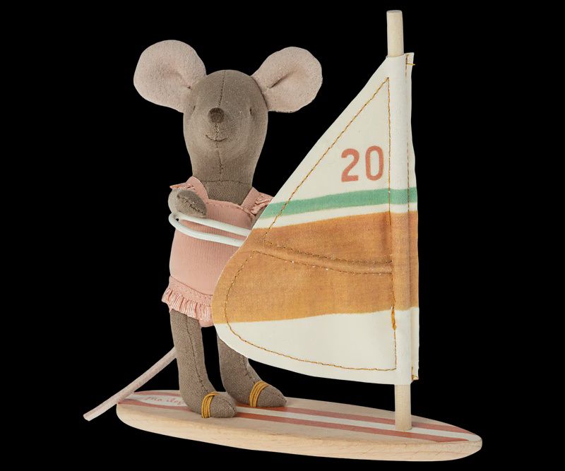 Maileg - beach mice, surfer little sister