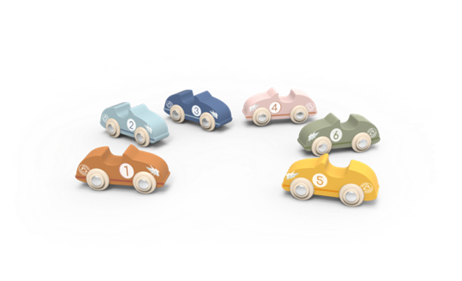 Speedy Monkey Racing Cars Display