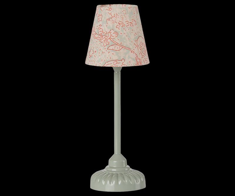 Maileg - Vintage Floor Lamp, Mouse, Mint #11-5140-01