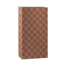 Maileg - gift bag, medium, checker powder/vintage rose
