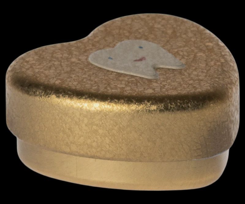 Maileg - Tooth Box, Small, Gold #19-4601-02