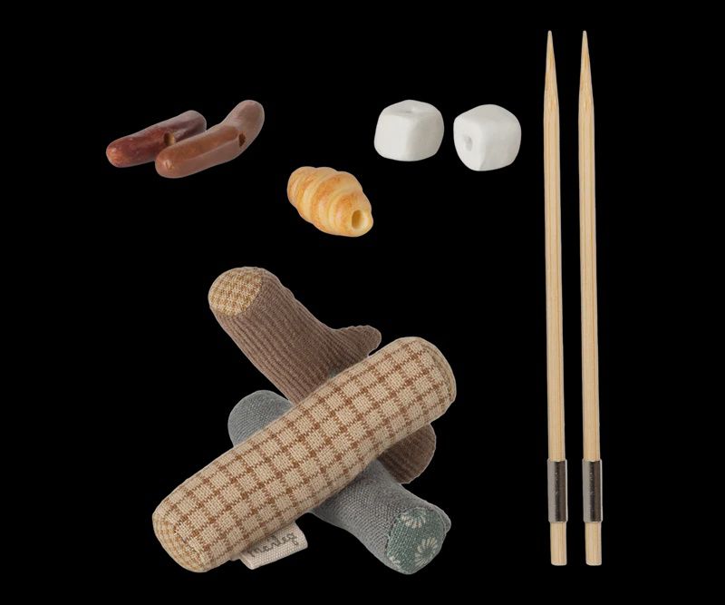 Maileg - Bonfire Set, Mouse #11-6302-00