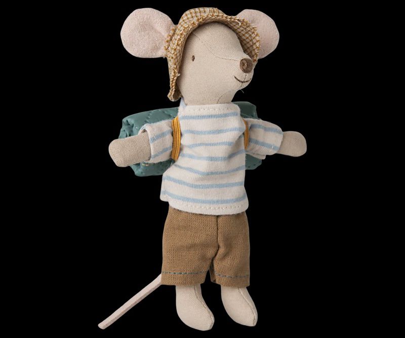 Maileg - Hiker Mouse, Big Brother, Stripes #17-5201-01
