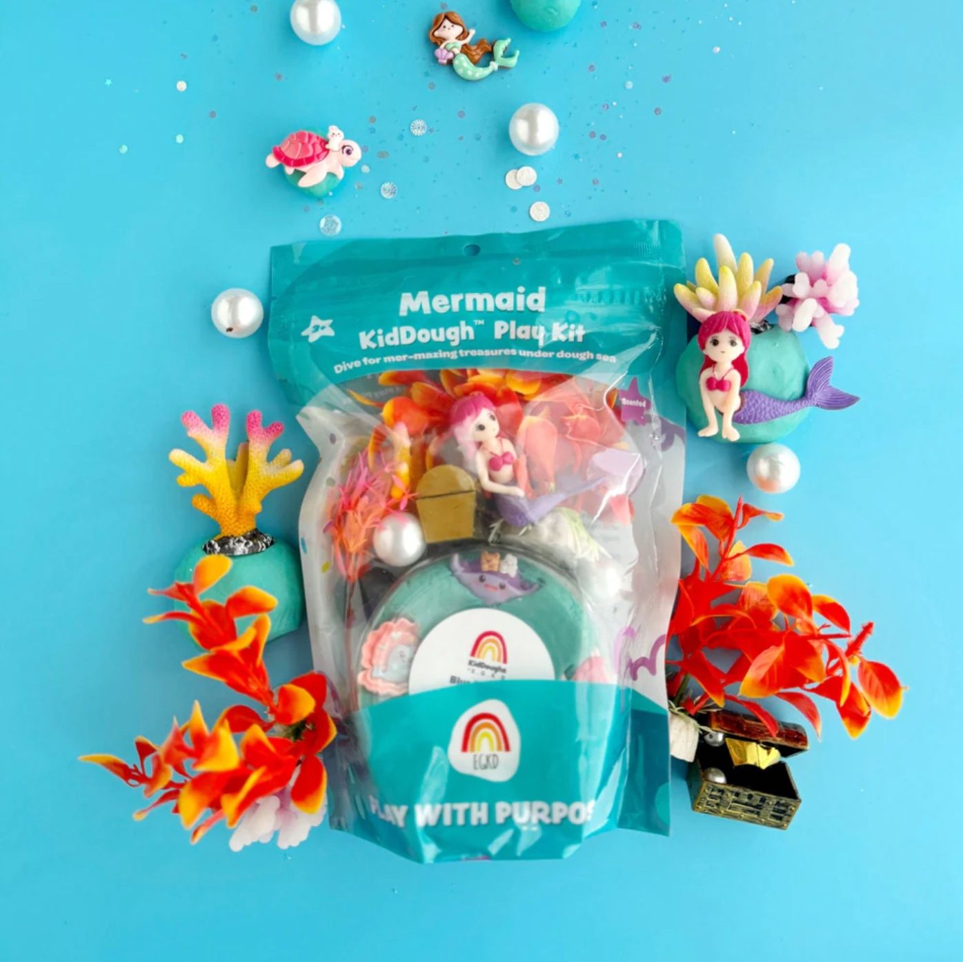 Mermaid KidDough Play Kit PK-Mermaid-S