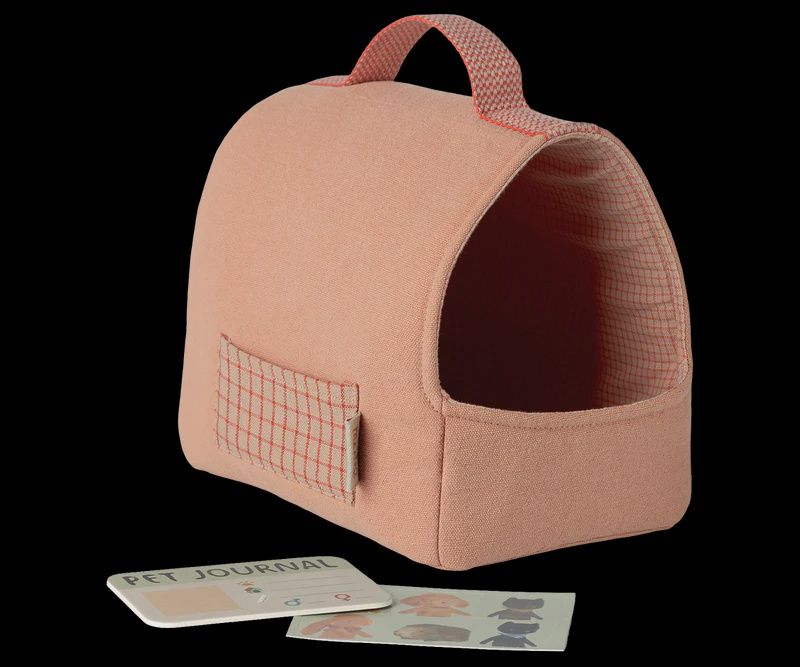 Maileg - pet carrier, coral