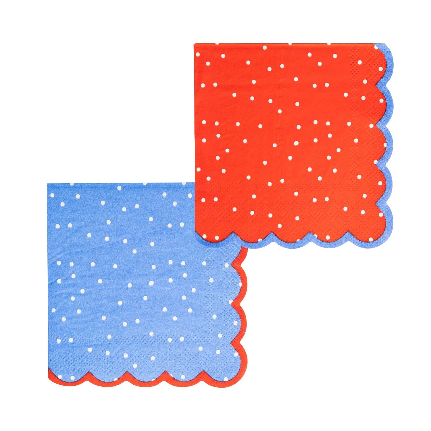 Faire - Americana Polka Dot Cocktail Napkin Set #FLA1139