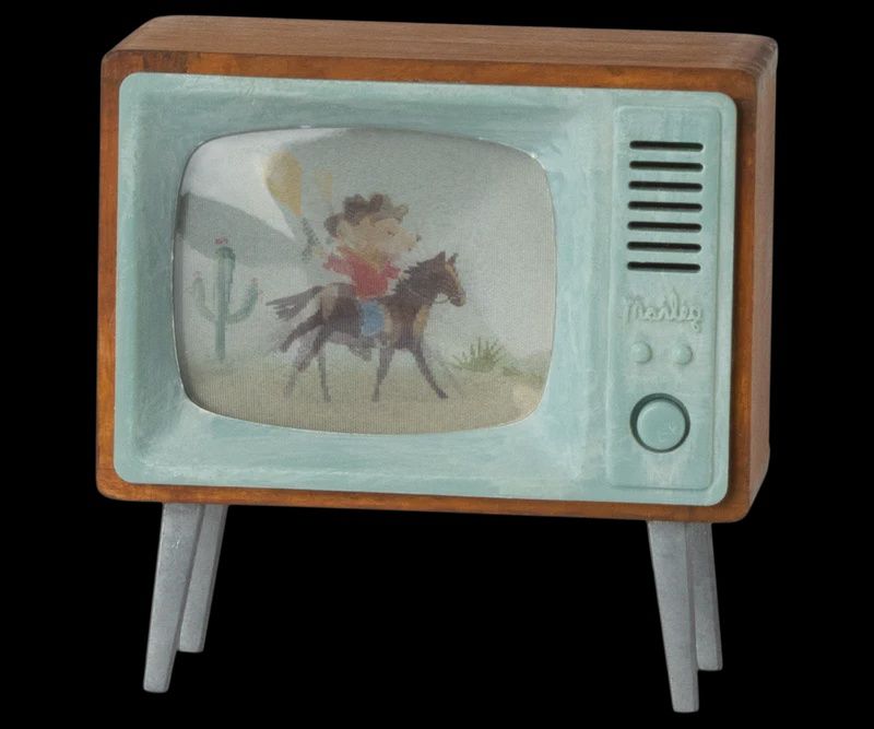 Maileg - Television, Mouse #11-6000-00