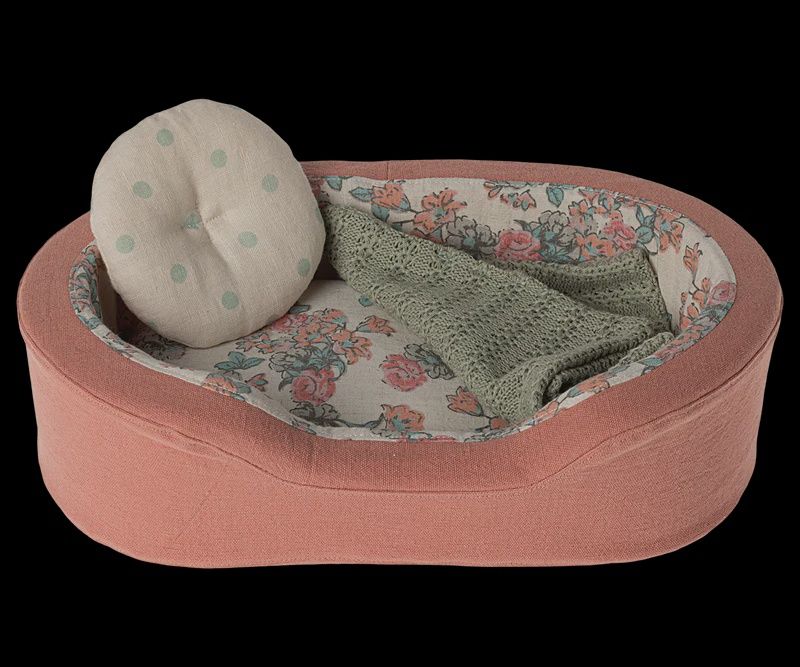 Maileg - Cosy basket, small, coral
