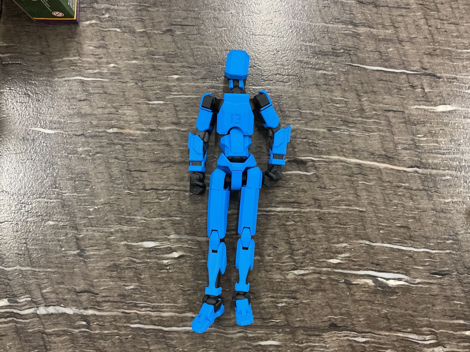 Justice-3D Printed Large Blue Man