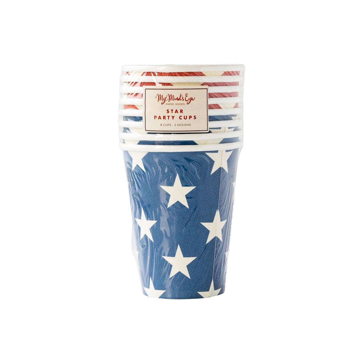 Faire  - Red and Blue Star Paper Cups #HAM915