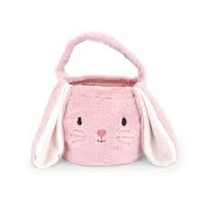 Fluffy Bunny Basket - Pink #OK1026